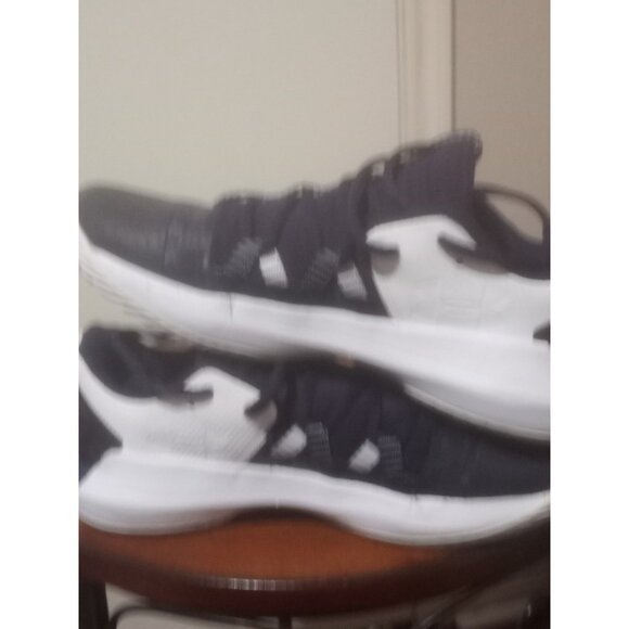 Under Armour Block City 2.0 Womens Size 9 Blue White Running Shoes Sneakers - Picture 12 of 15